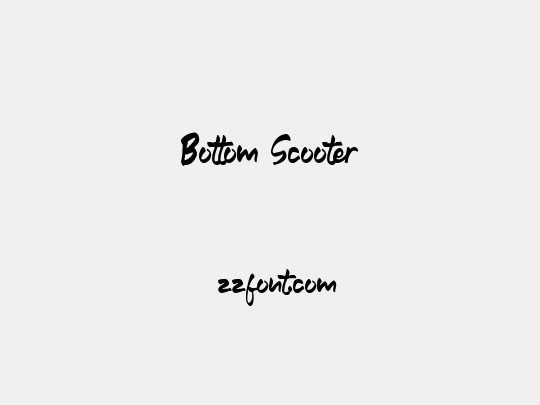 Bottom Scooter