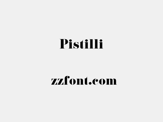 Pistilli