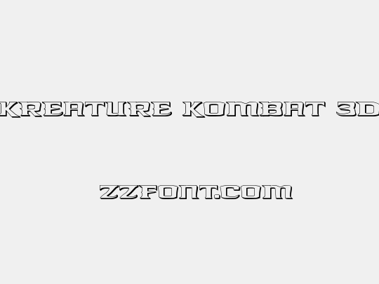 Kreature Kombat 3D