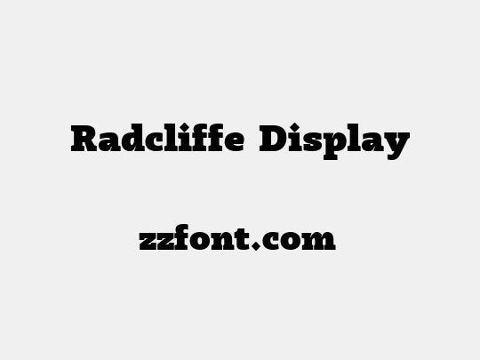 Radcliffe Display