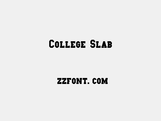 College Slab