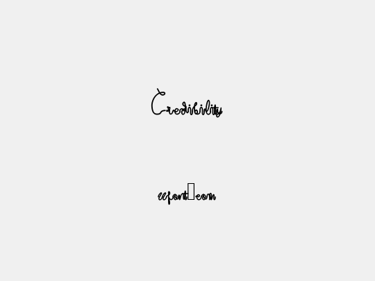 Credibility