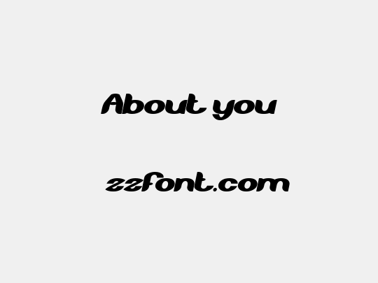 About you