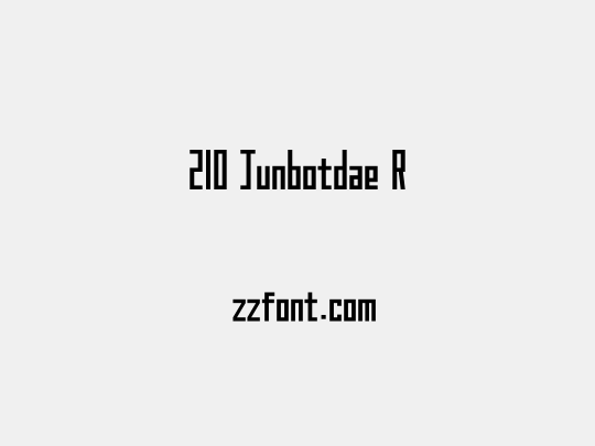 210 Junbotdae R