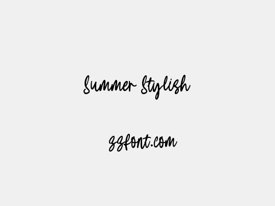 Summer Stylish