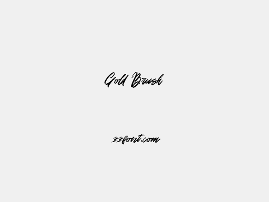 Gold Brush