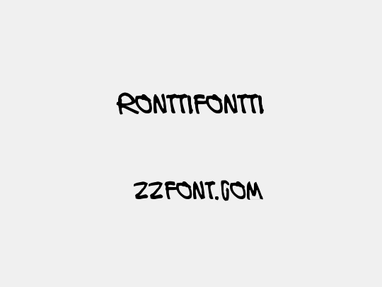 Ronttifontti