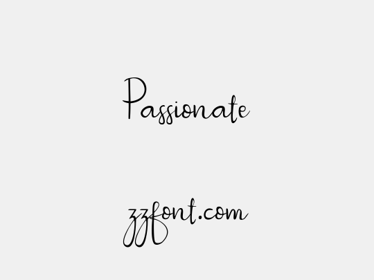 Passionate