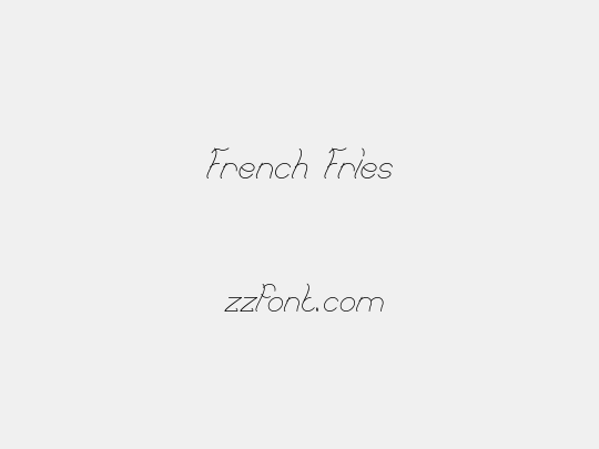 French Fries
