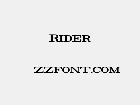 Rider