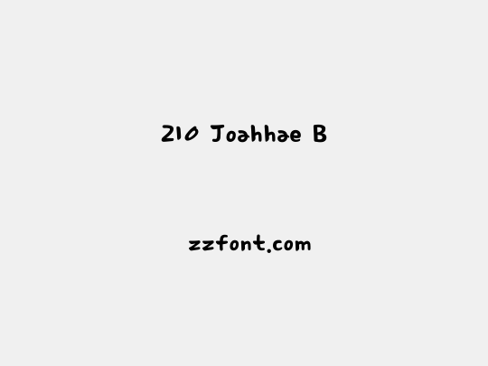210 Joahhae B