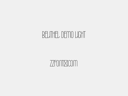 Belithel Demo Light