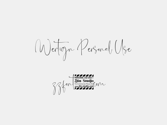 Wertign Personal Use