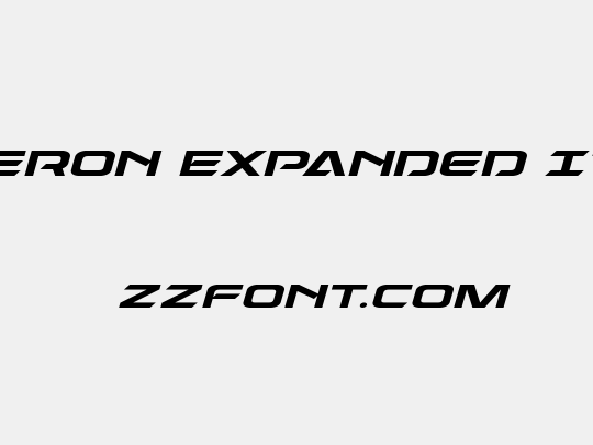 Dameron Expanded Italic