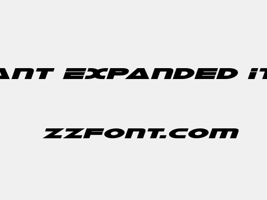 Galant Expanded Italic