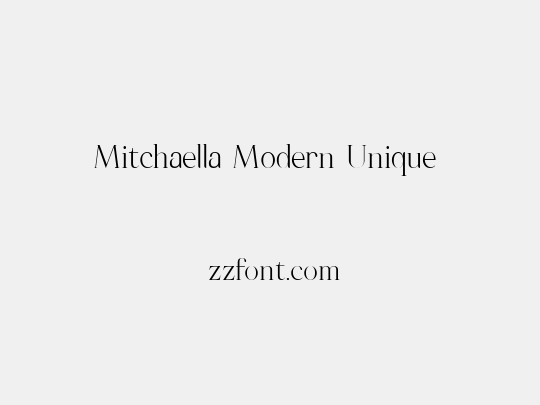 Mitchaella Modern Unique 