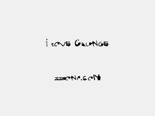 I love Grunge