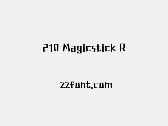 210 Magicstick R