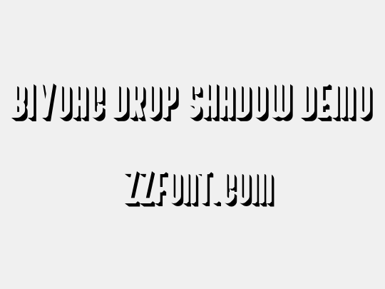 Bivoac Drop Shadow Demo