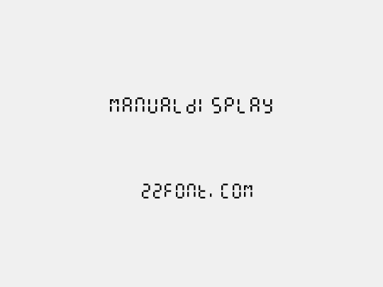ManualDisplay