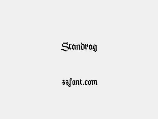 Standrag