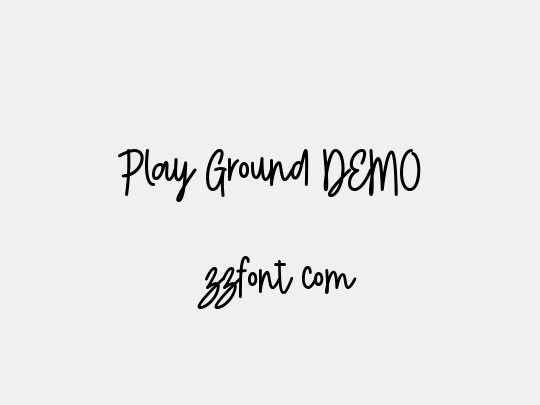 Play Ground DEMO