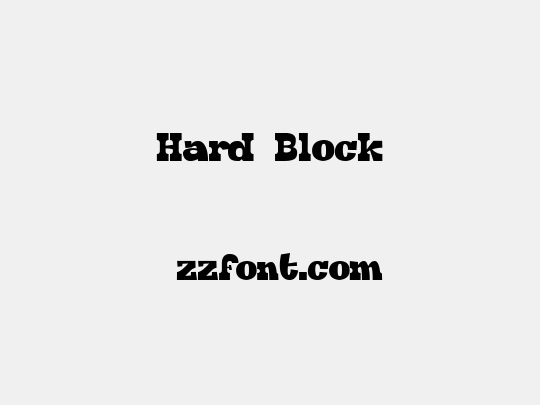 Hard Block