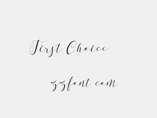 First Choice DEMO