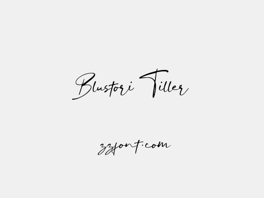 Blustori Tiller