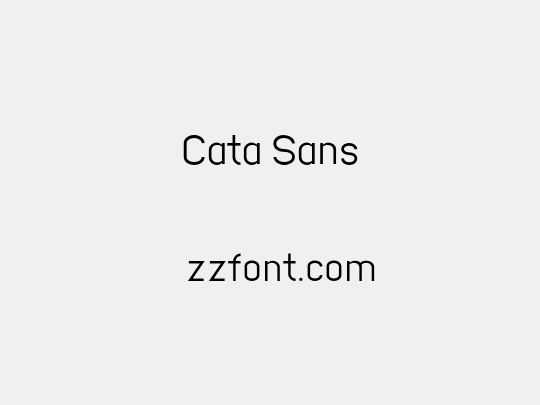 Cata Sans