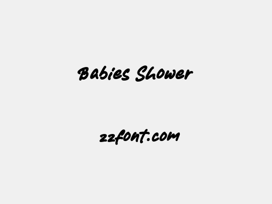 Babies Shower