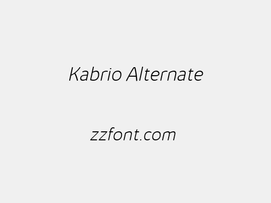 Kabrio Alternate