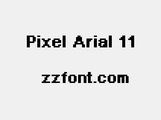 Pixel Arial 11