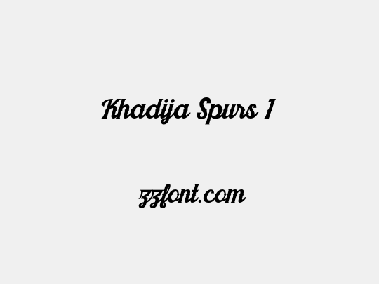 Khadija Spurs 1
