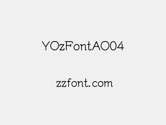YOzFontAO04