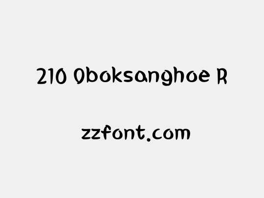 210 Oboksanghoe R