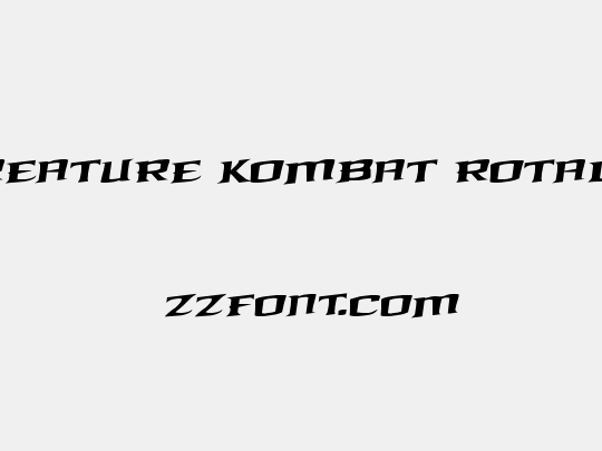 Kreature Kombat Rotalic