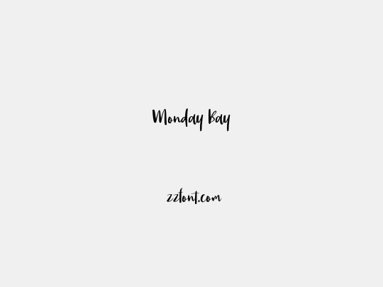 Monday Bay