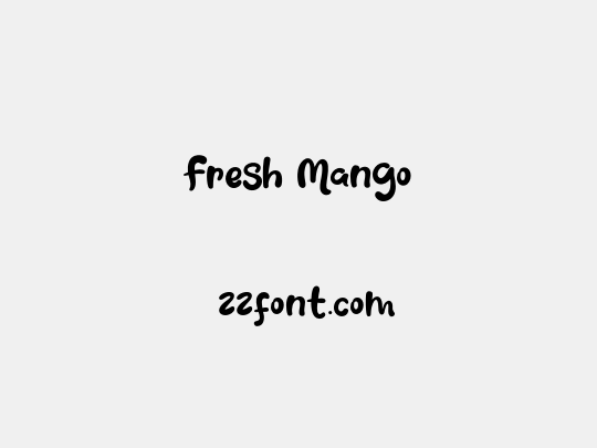 Fresh Mango