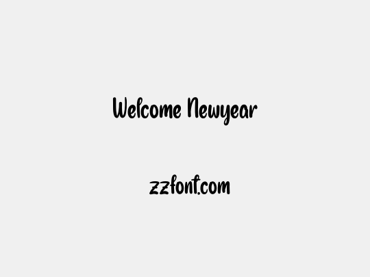 Welcome Newyear