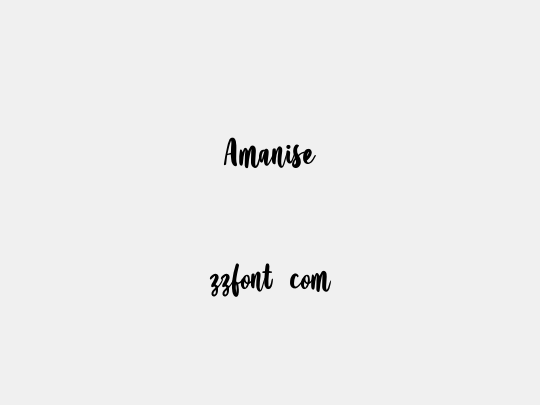 Amanise