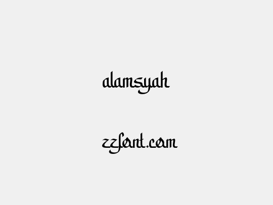 alamsyah