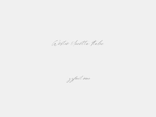 Westie Ametta Italic