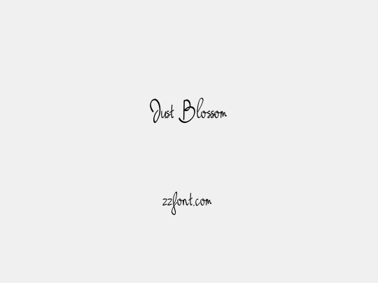Just Blossom