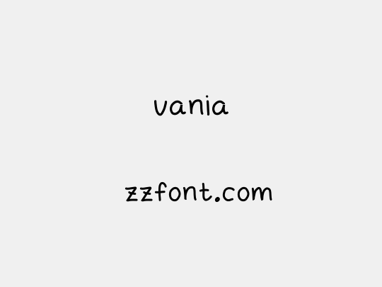 vania