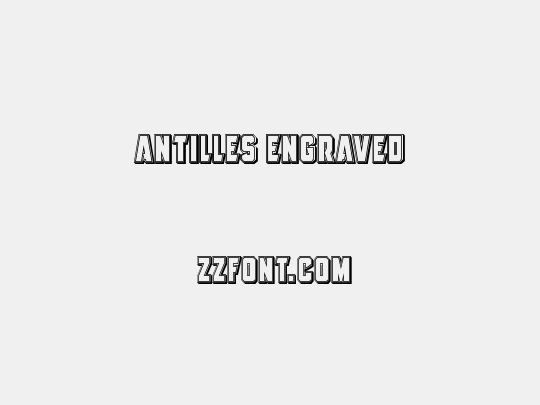 Antilles Engraved