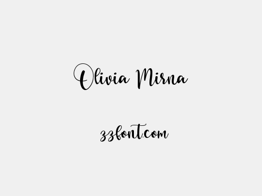 Olivia Mirna