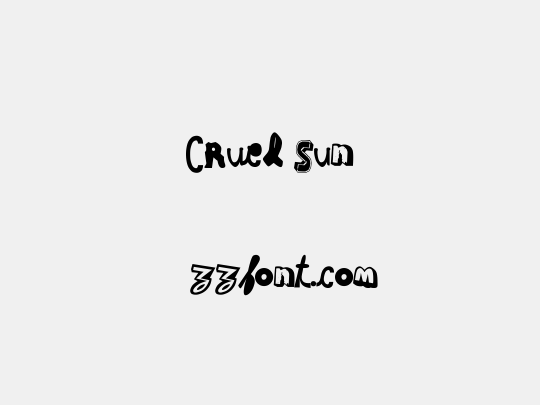 Cruel Sun