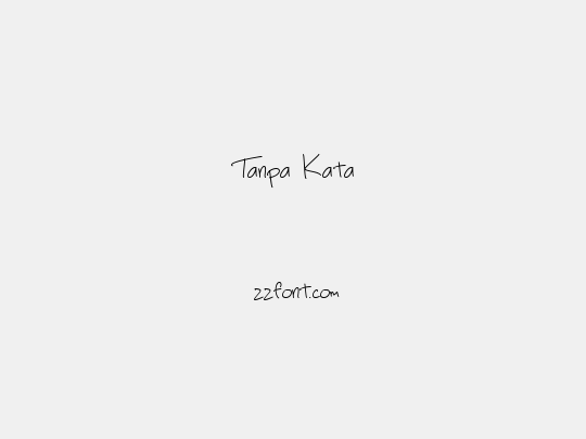 Tanpa Kata