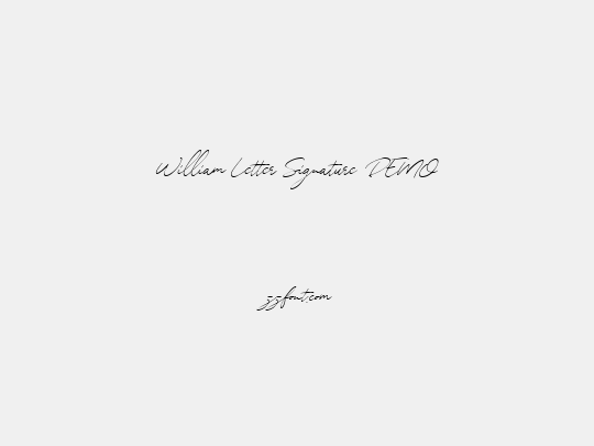 William Letter Signature DEMO